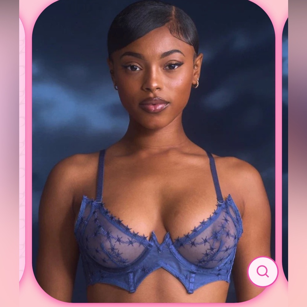 Voight by Valentina Cut Throat Bra in Midnight